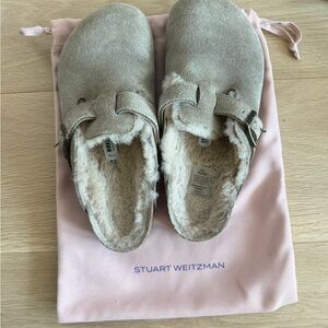 Birkenstock Boston Shearling Clogs Size W8-8.5 NWOT
